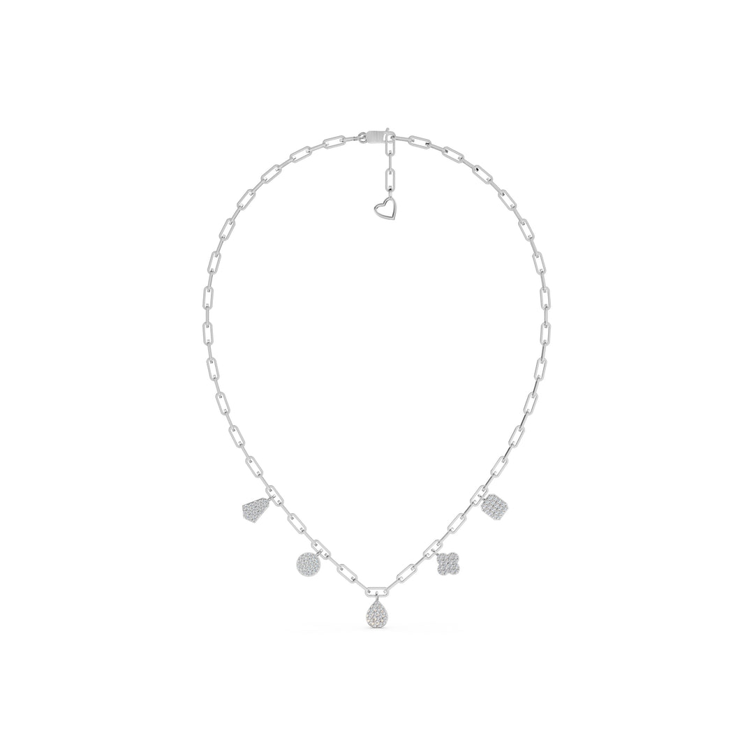 Ciya Charm Diamond Geometric Classic Necklace