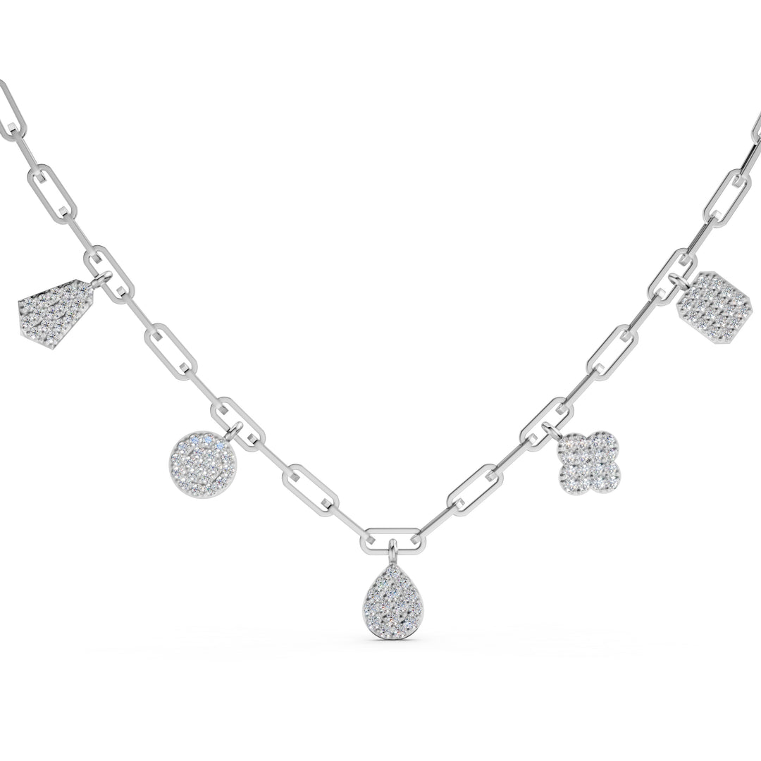 Ciya Charm Diamond Geometric Classic Necklace