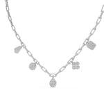 Load image into Gallery viewer, Ciya Charm Diamond Geometric Classic Necklace
