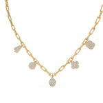 Load image into Gallery viewer, Ciya Charm Diamond Geometric Classic Necklace
