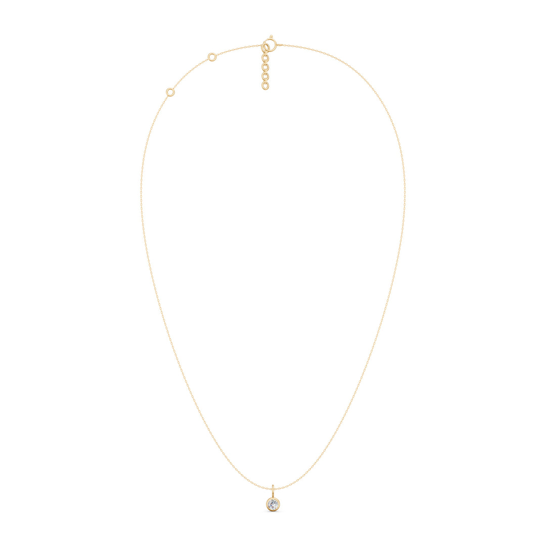 ShimmerRound Solitaire Ladies Pendant