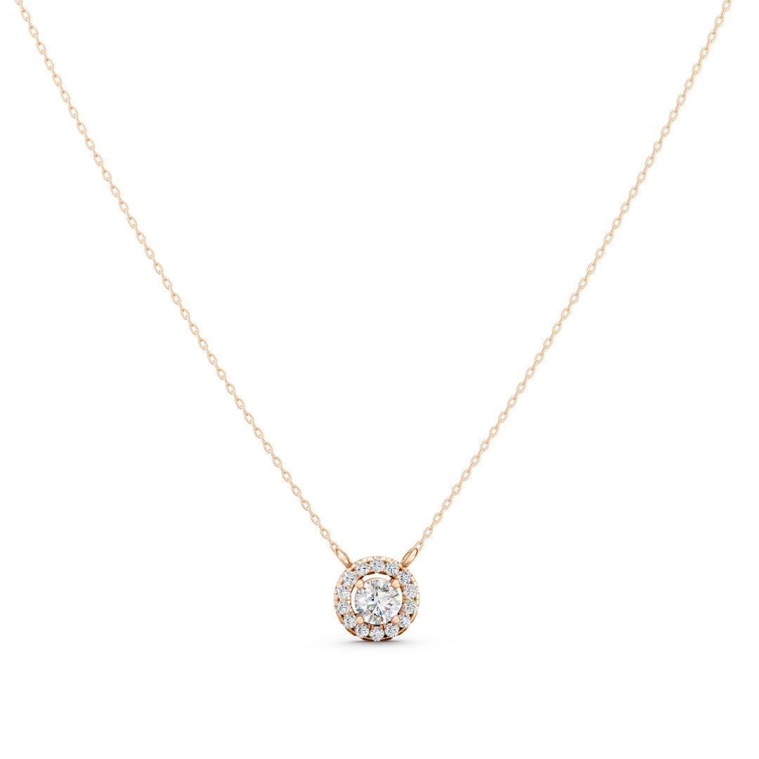 LusterRound Solitaire Ladies Pendant