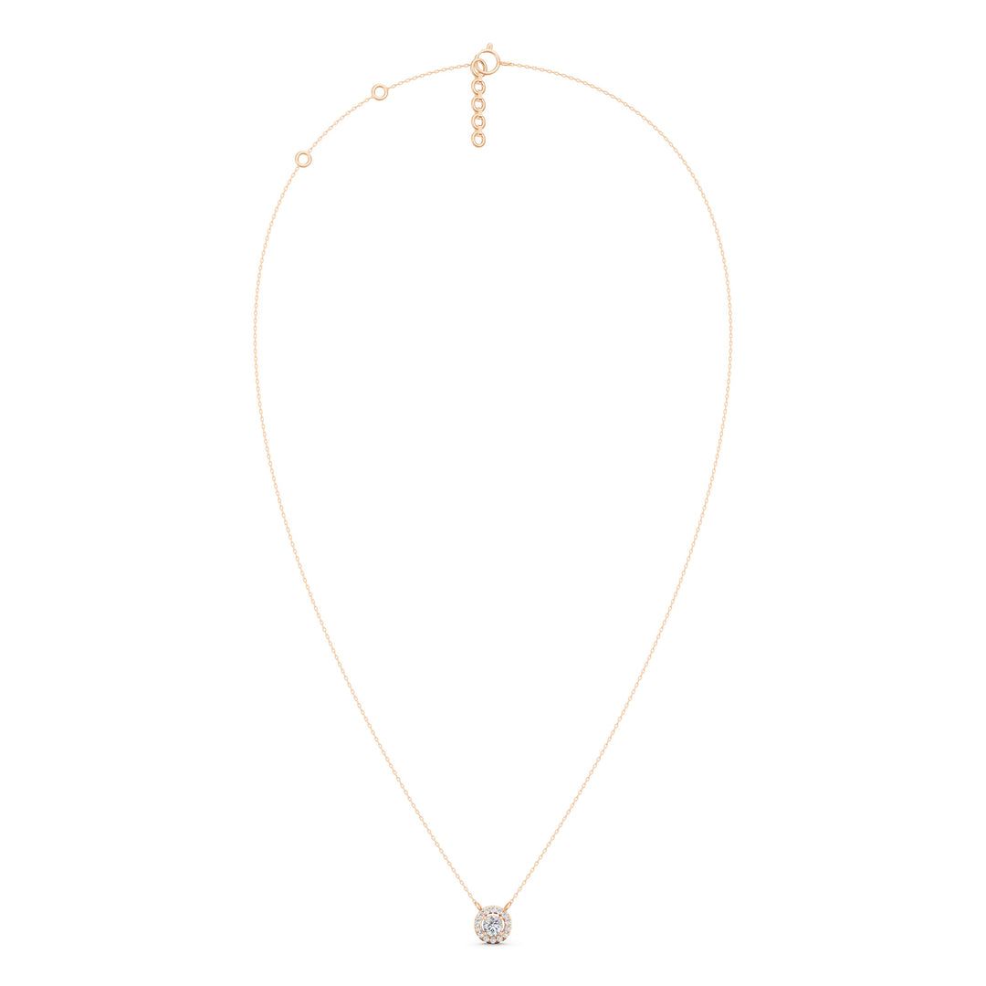 LusterRound Solitaire Ladies Pendant