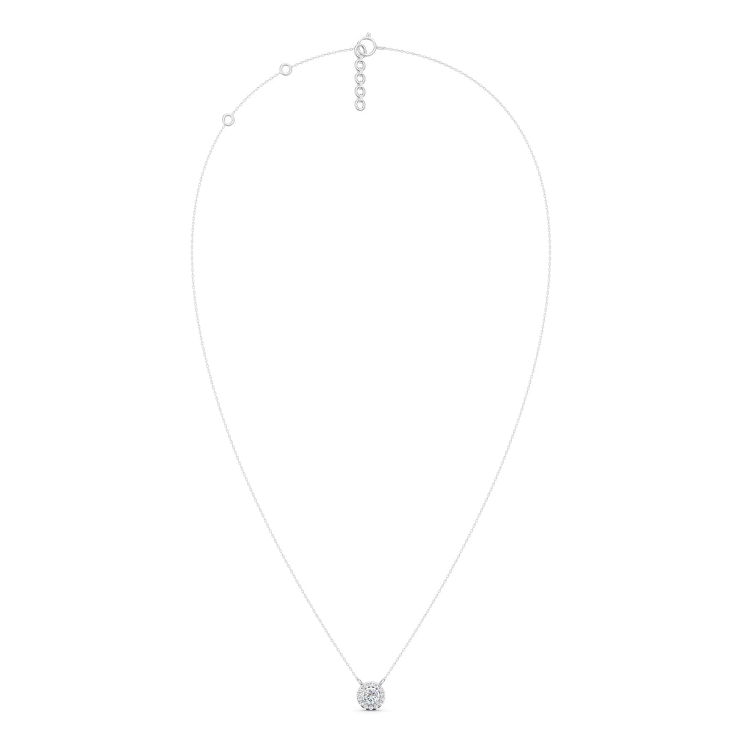 LusterRound Solitaire Ladies Pendant