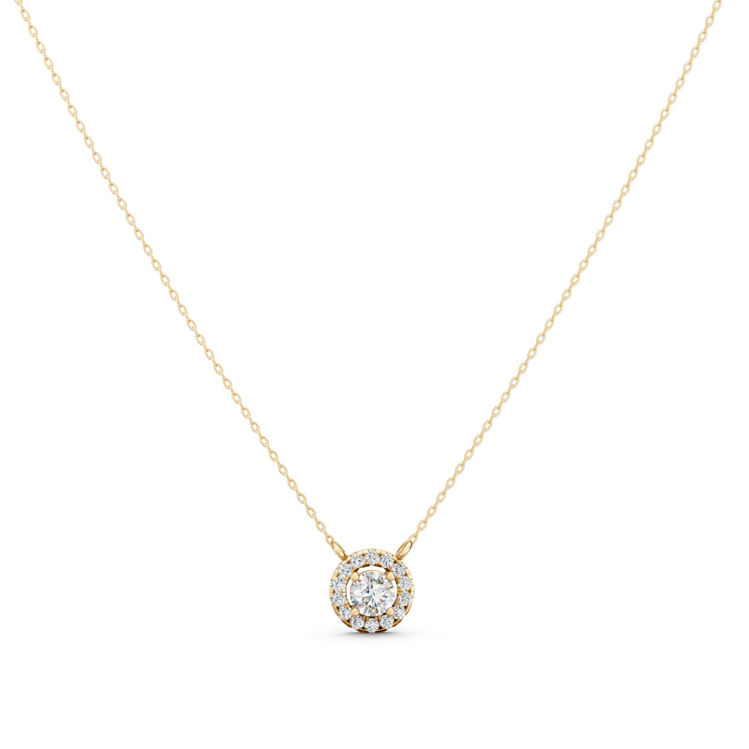 LusterRound Solitaire Ladies Pendant