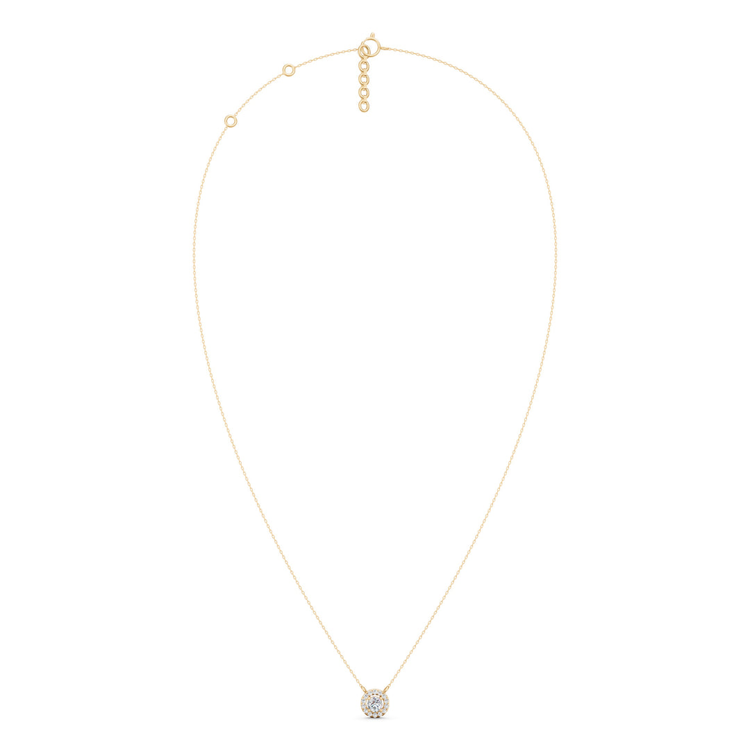 LusterRound Solitaire Ladies Pendant