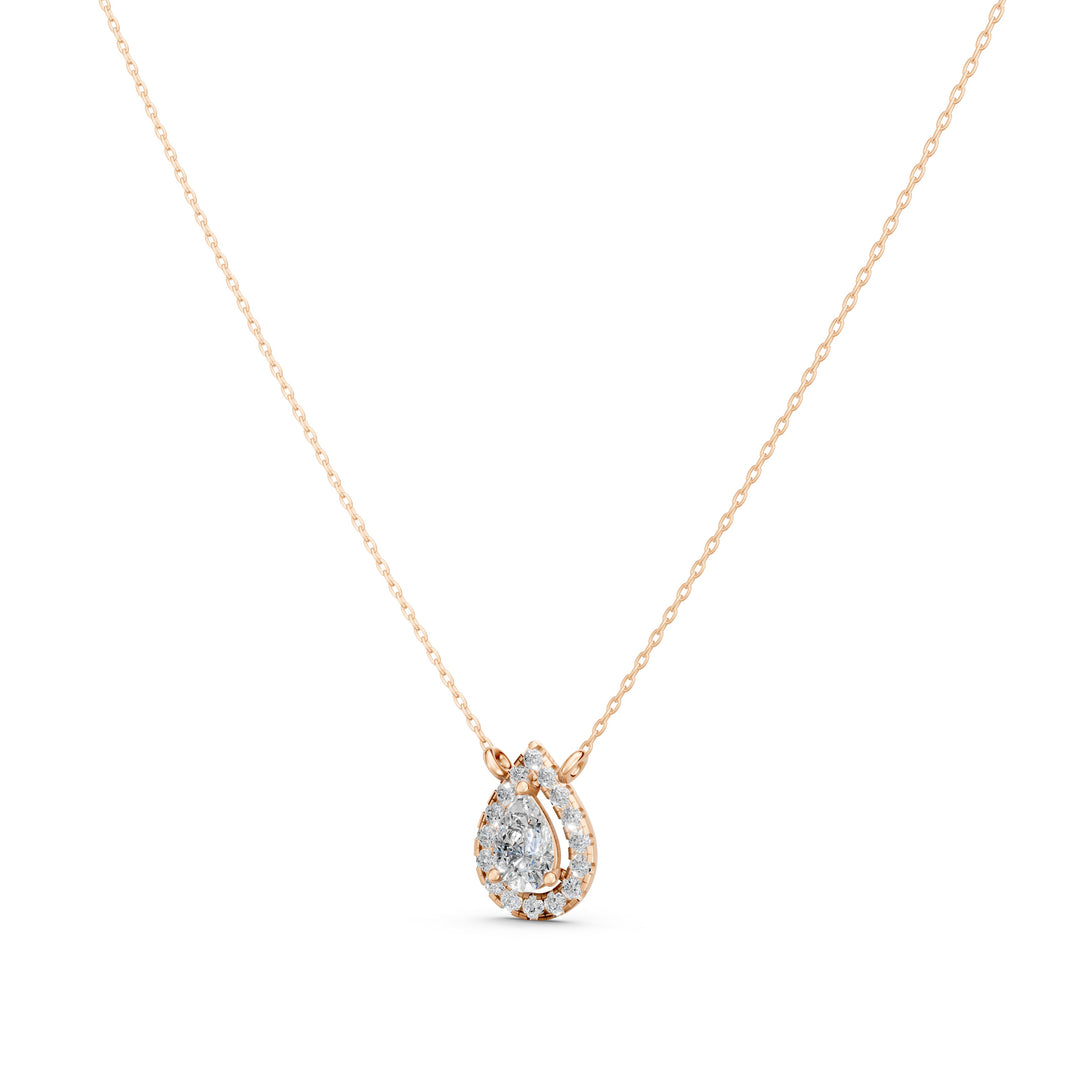 DazzlePear Solitaire Ladies Pendant