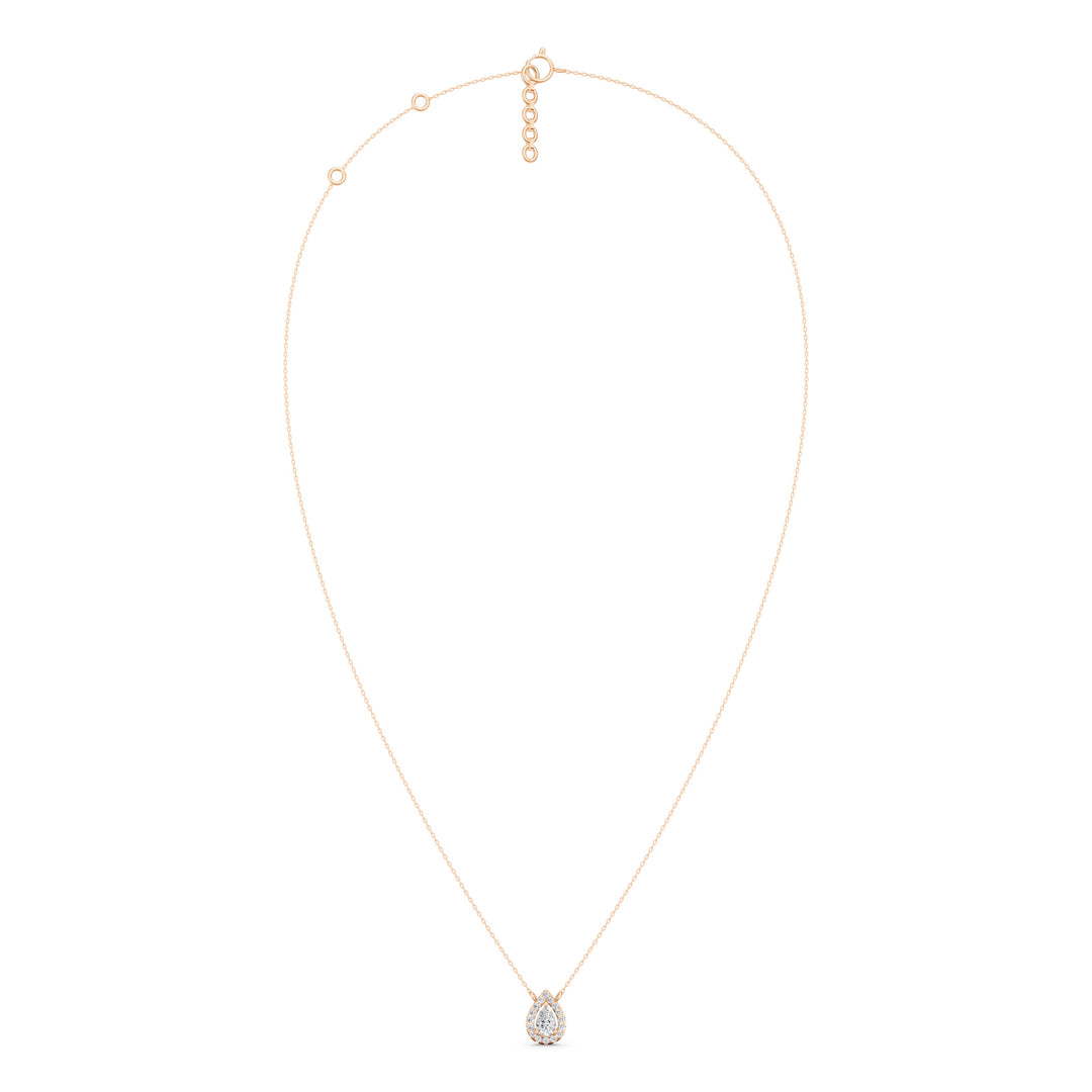 DazzlePear Solitaire Ladies Pendant