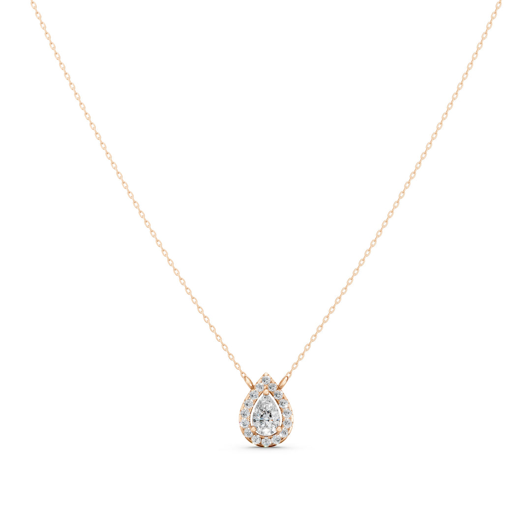 DazzlePear Solitaire Ladies Pendant