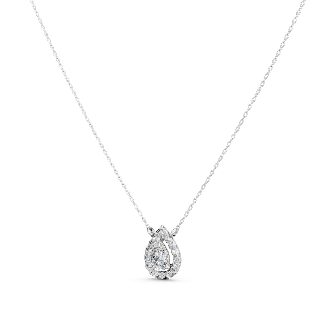 DazzlePear Solitaire Ladies Pendant