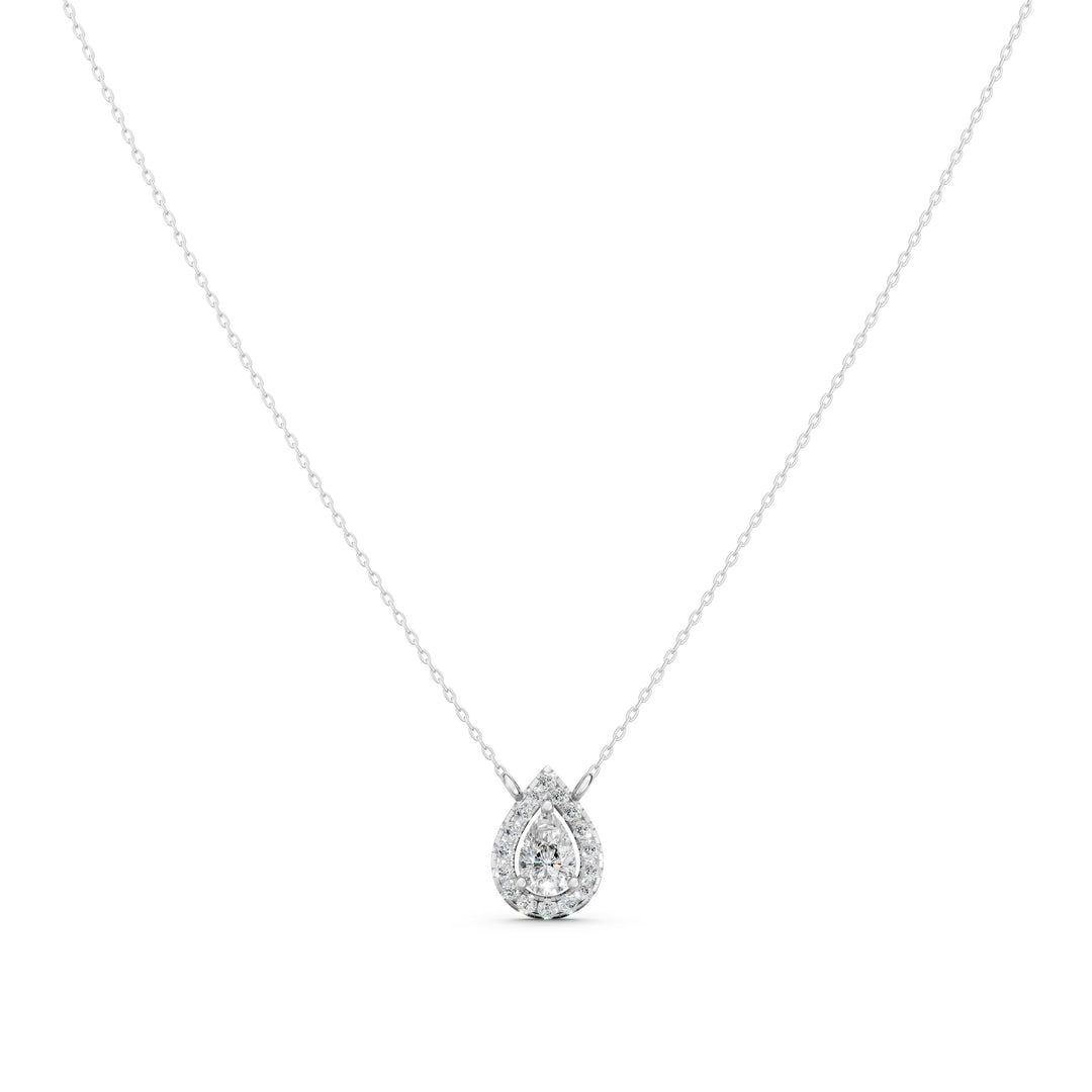 DazzlePear Solitaire Ladies Pendant