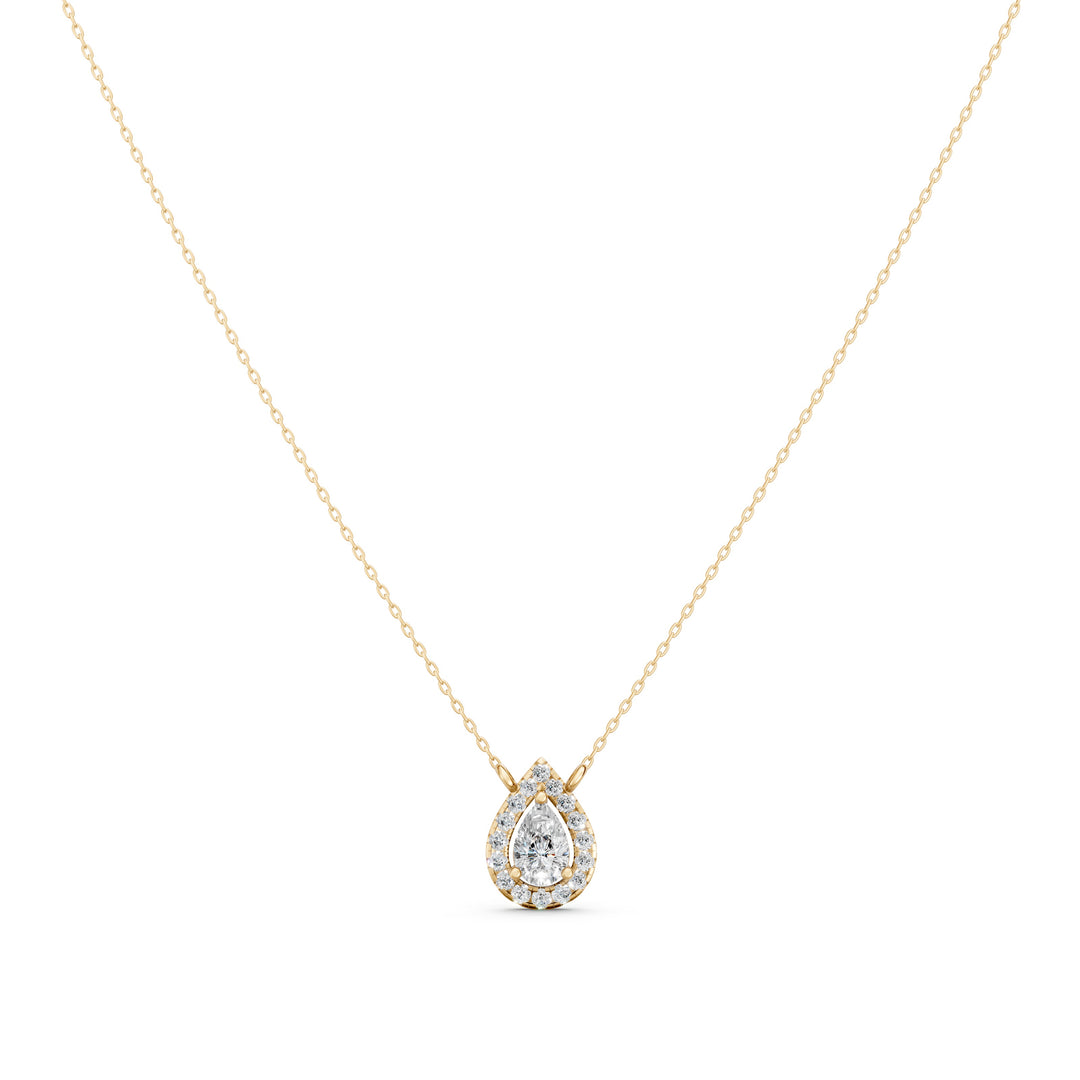 DazzlePear Solitaire Ladies Pendant