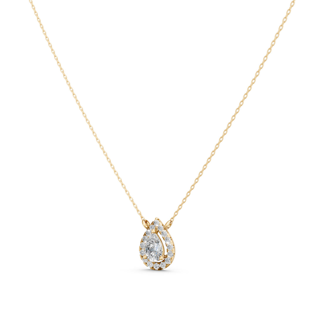 DazzlePear Solitaire Ladies Pendant