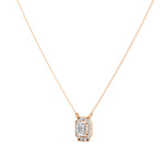 Load image into Gallery viewer, Glimmer Emerald Solitaire Ladies Pendant
