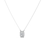 Load image into Gallery viewer, Glimmer Emerald Solitaire Ladies Pendant
