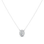 Load image into Gallery viewer, Twinkle Oval Solitaire Ladies Pendant
