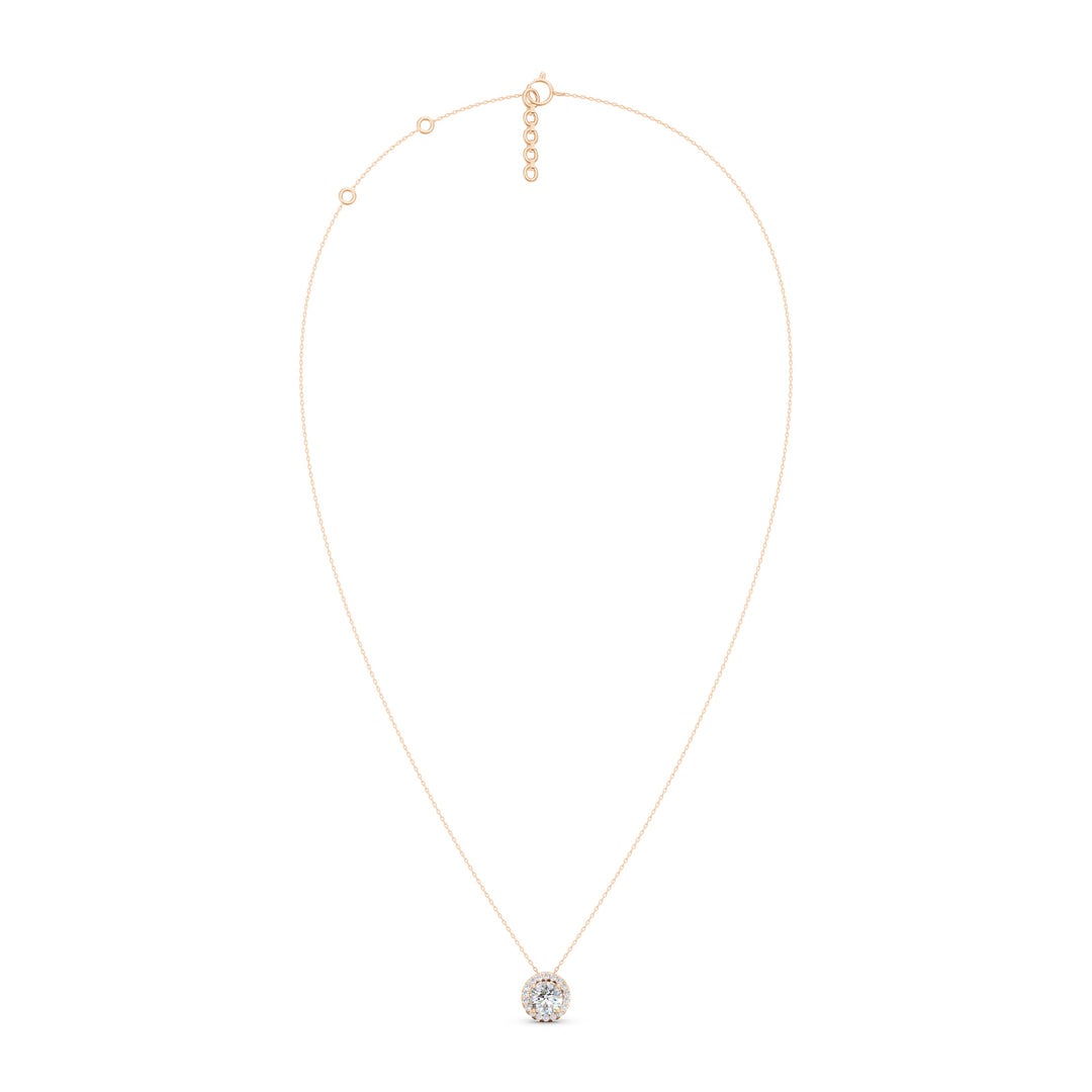 Flash Round Solitaire Ladies Pendant