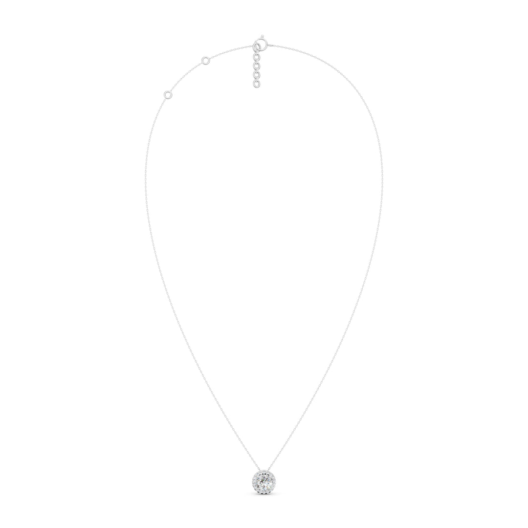Flash Round Solitaire Ladies Pendant
