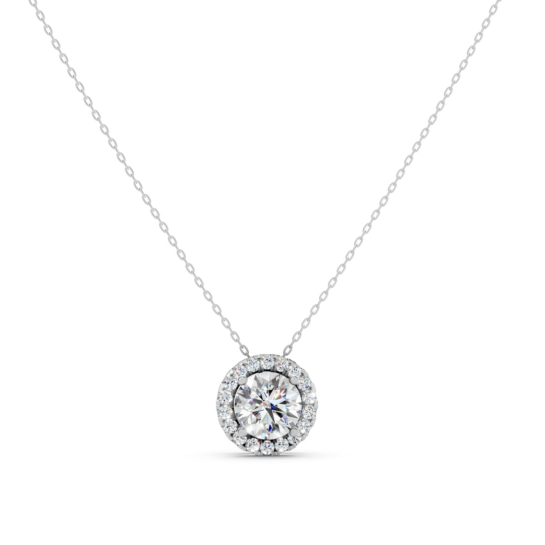 Flash Round Solitaire Ladies Pendant
