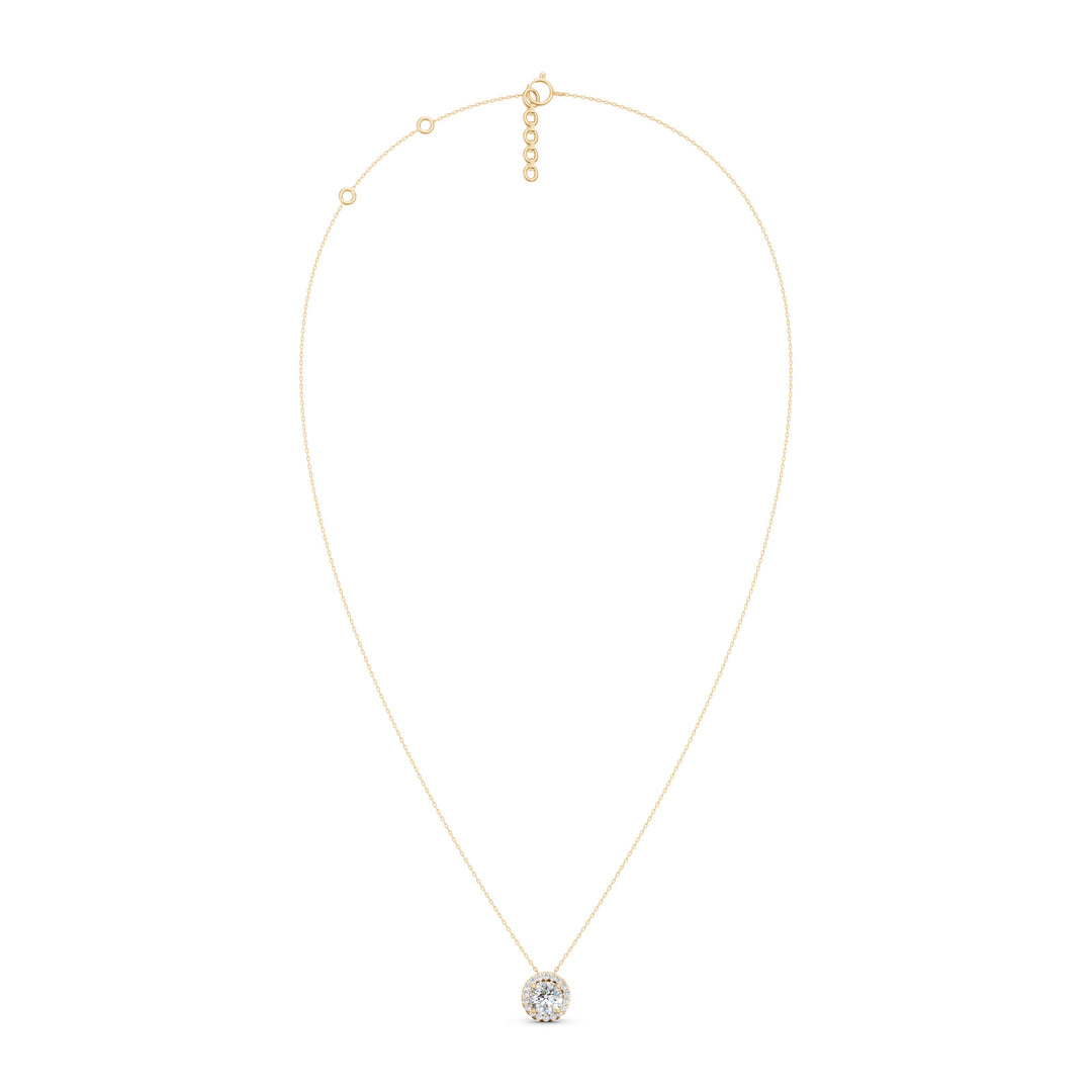 Flash Round Solitaire Ladies Pendant