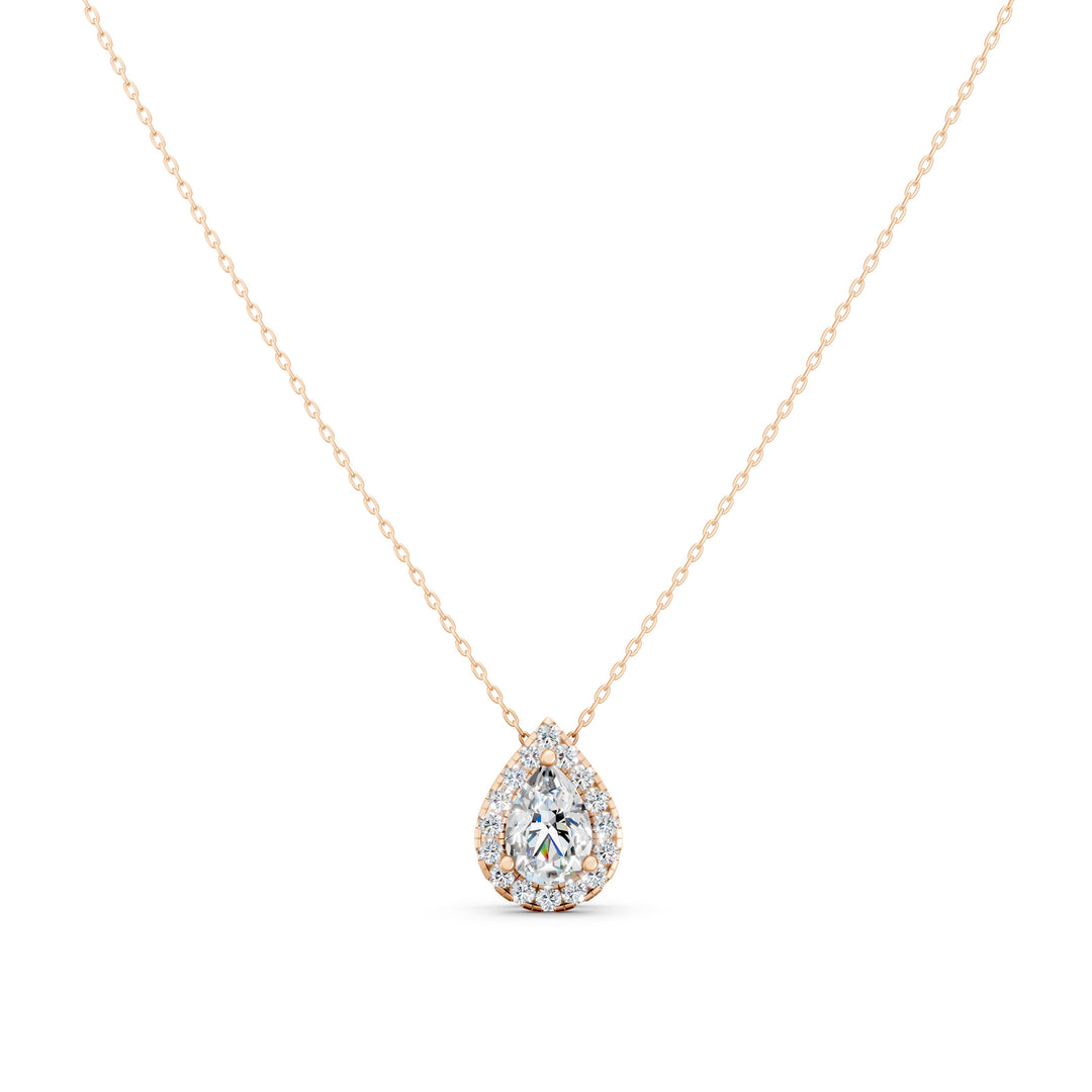 Glow Round Solitaire Ladies Pendant