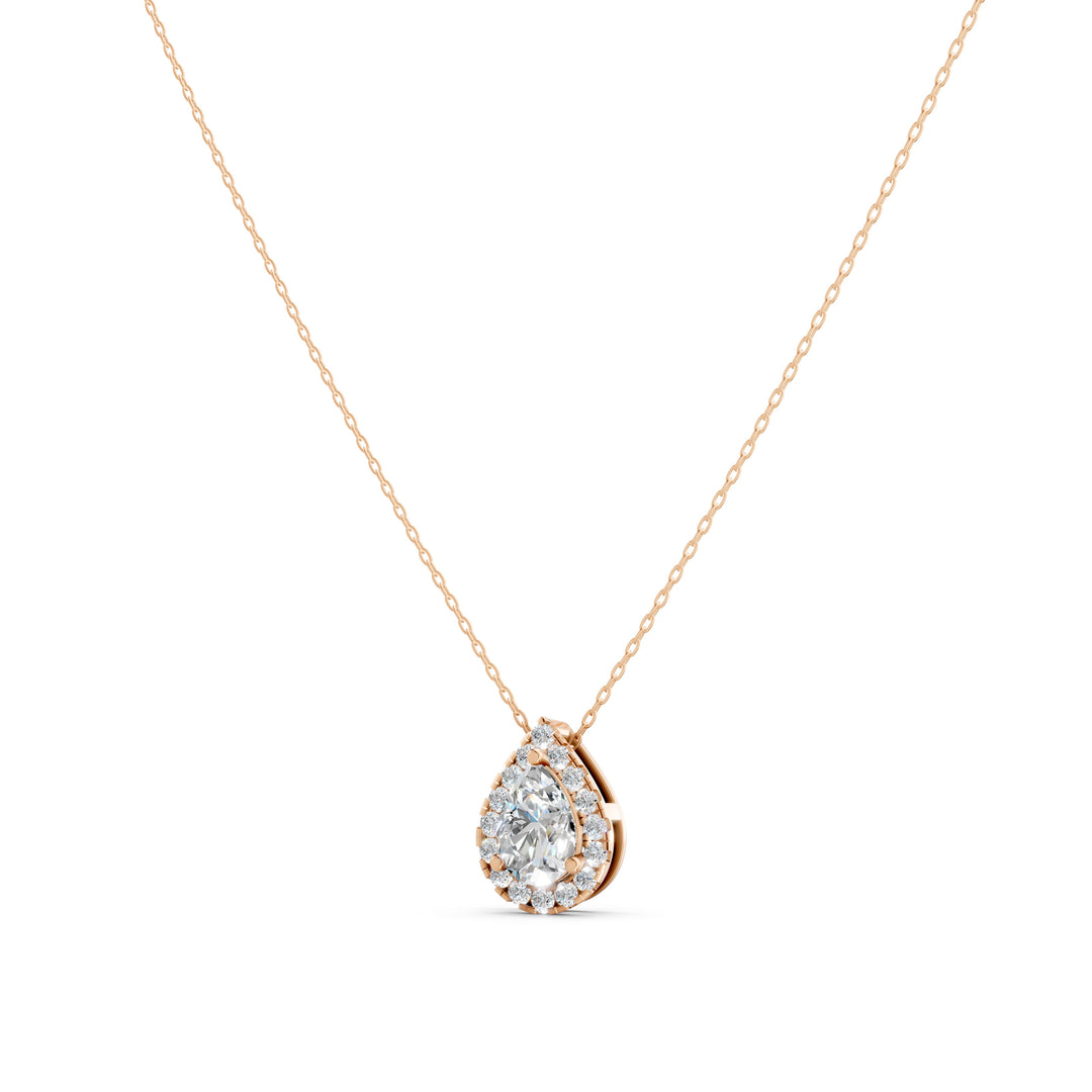 Glow Round Solitaire Ladies Pendant