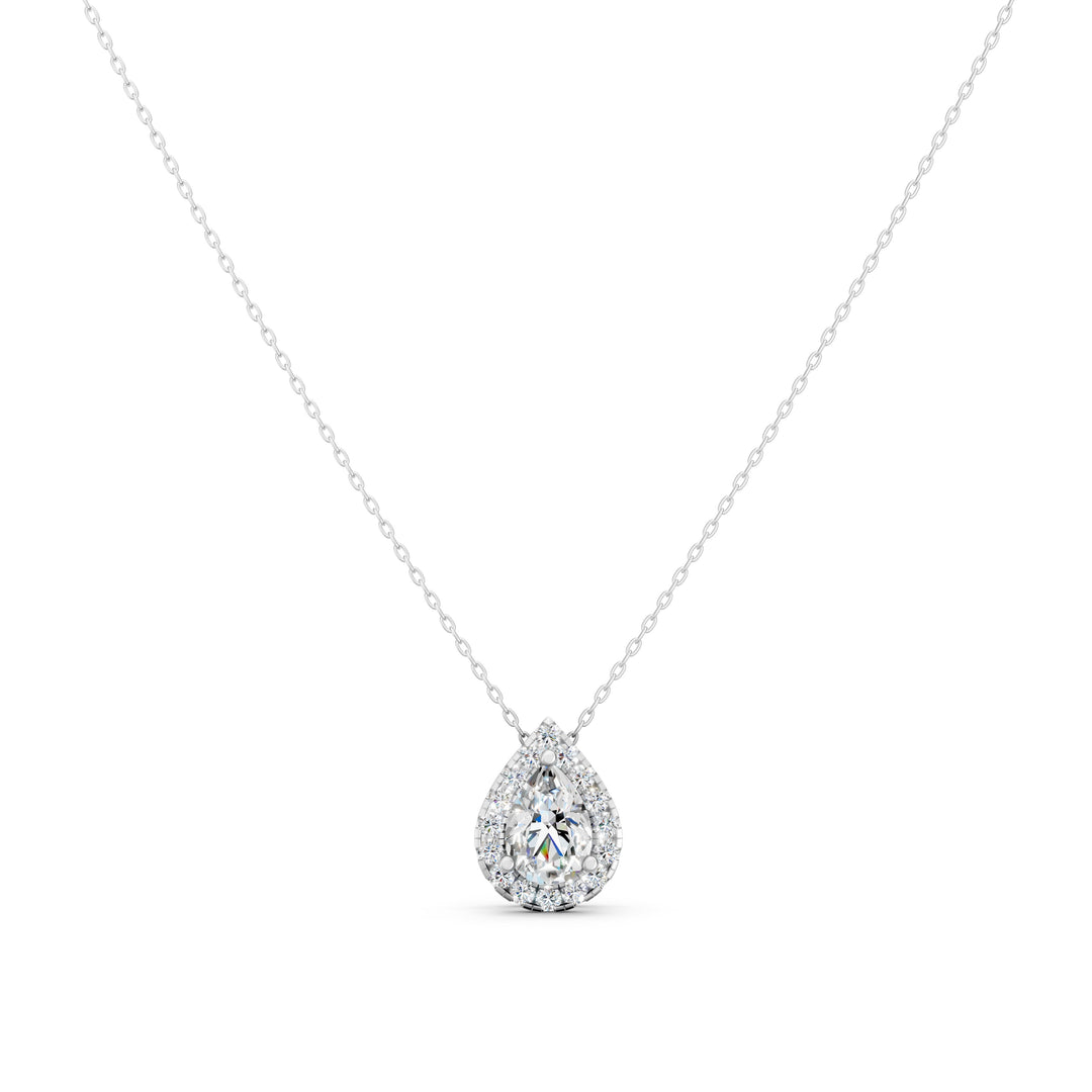 Glow Round Solitaire Ladies Pendant