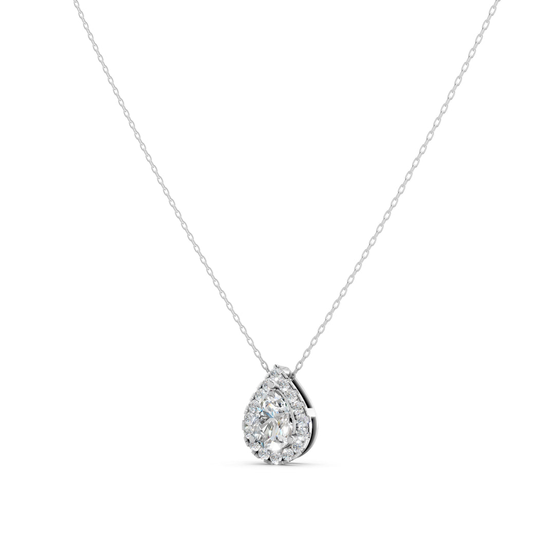 Glow Round Solitaire Ladies Pendant