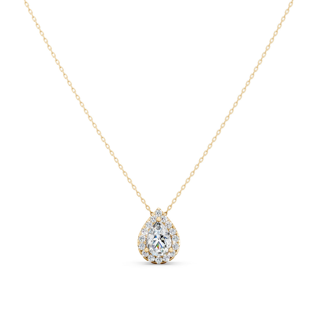 Glow Round Solitaire Ladies Pendant