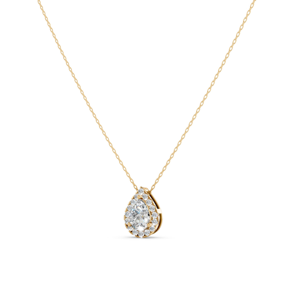 Glow Round Solitaire Ladies Pendant