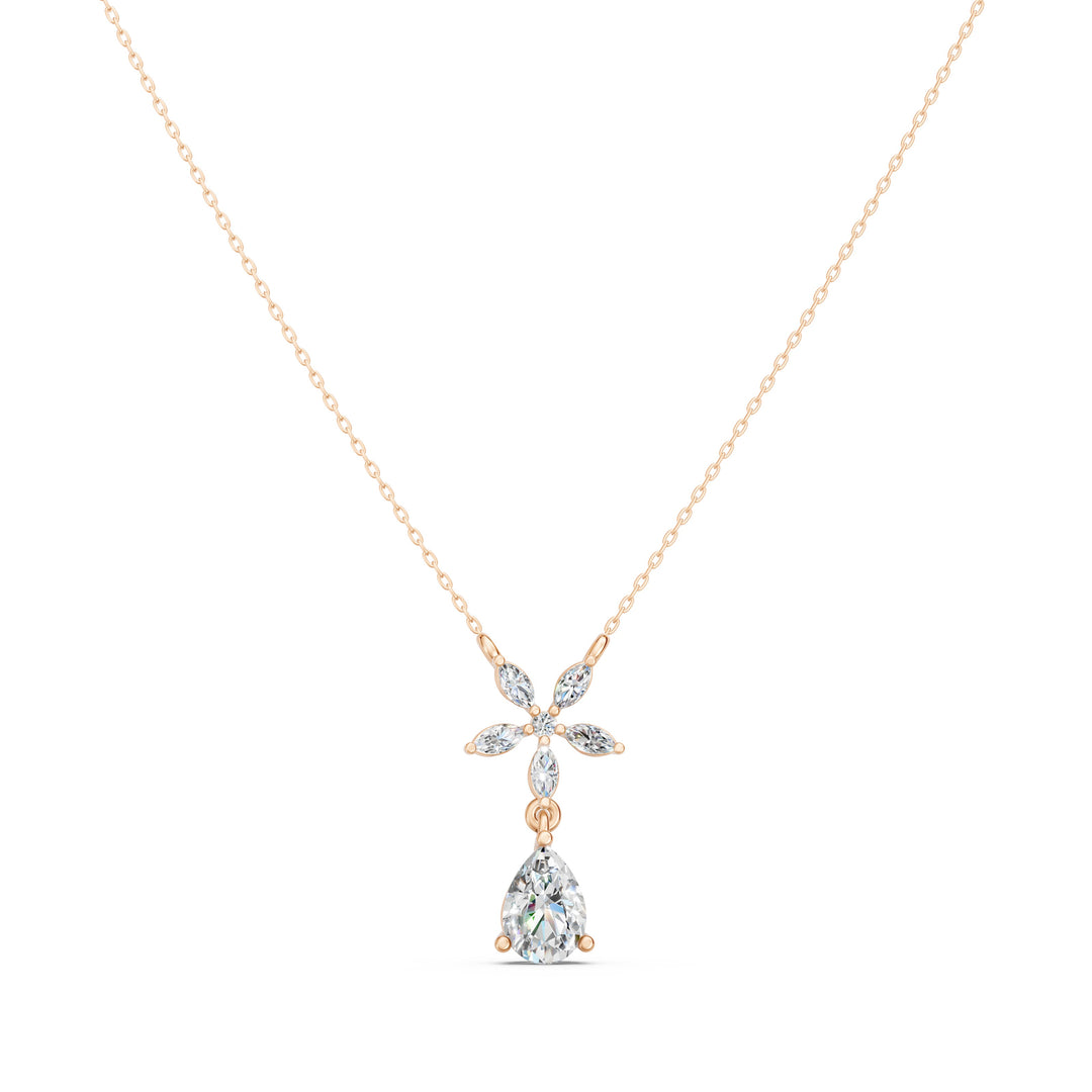 Celeste MarquiseSolitaire Ladies Pendant
