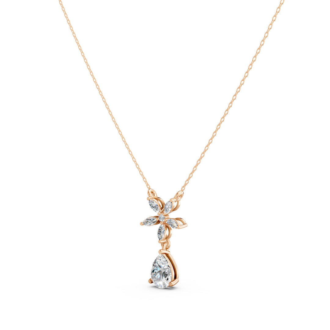 Celeste MarquiseSolitaire Ladies Pendant