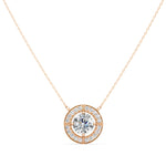 Load image into Gallery viewer, Cosmos Round Solitaire Ladies Pendant
