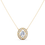 Load image into Gallery viewer, Zenith Oval Solitaire Ladies Pendant
