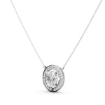 Load image into Gallery viewer, Zenith Oval Solitaire Ladies Pendant
