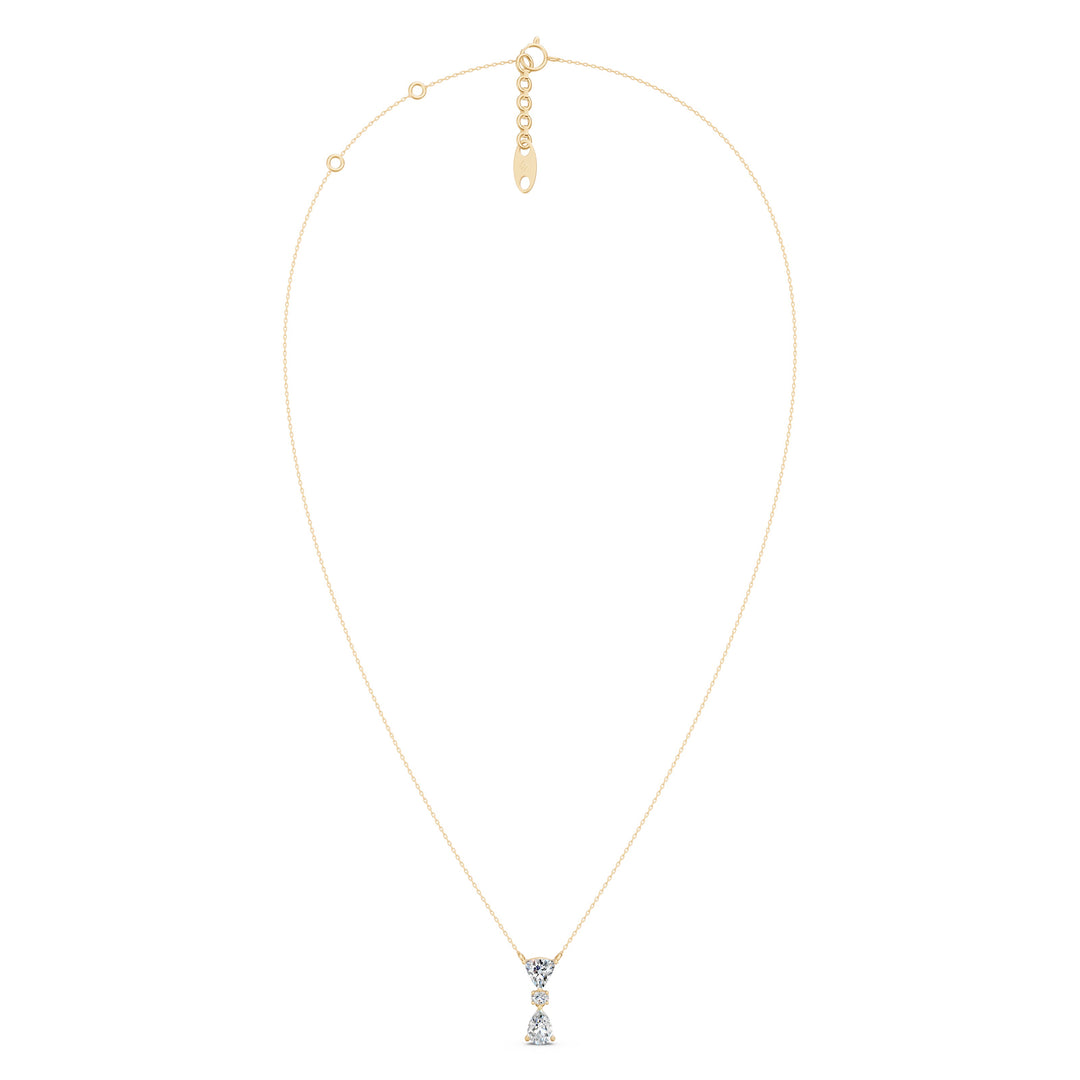 Prism Oval Solitaire Ladies Pendant