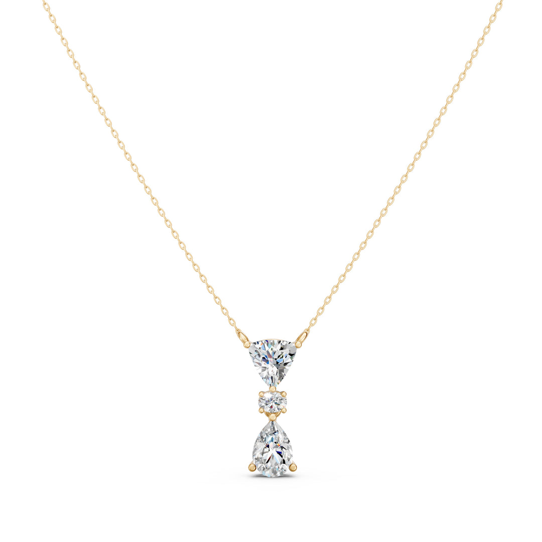 Prism Oval Solitaire Ladies Pendant