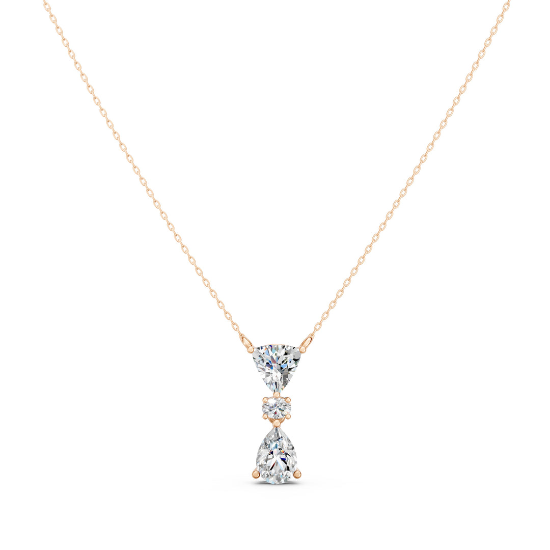 Prism Oval Solitaire Ladies Pendant
