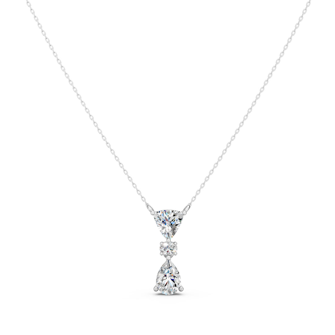 Prism Oval Solitaire Ladies Pendant