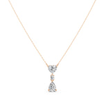 Load image into Gallery viewer, Crown Heart Solitaire Ladies Pendant
