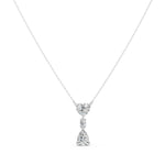 Load image into Gallery viewer, Crown Heart Solitaire Ladies Pendant
