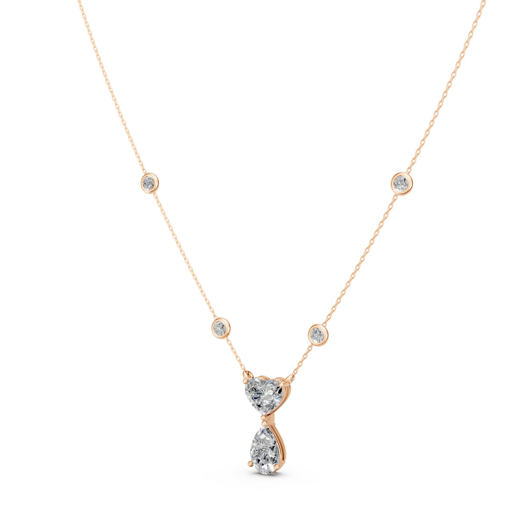 Regal Heart Solitaire Ladies Pendant