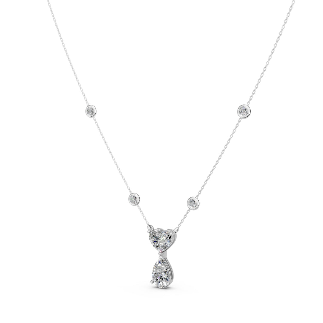 Regal Heart Solitaire Ladies Pendant