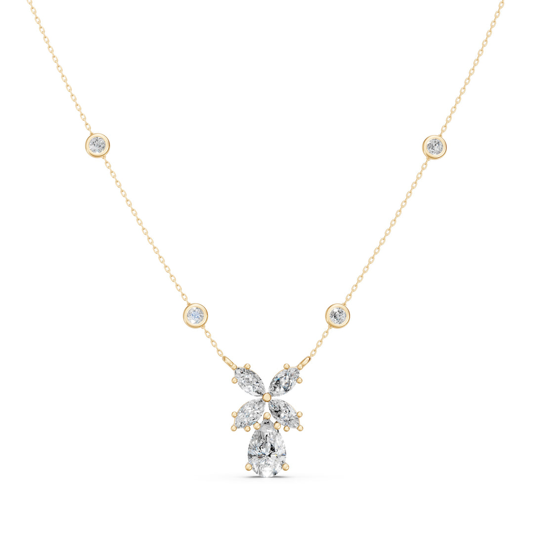 Bliss MarquiseSolitaire Ladies Pendant