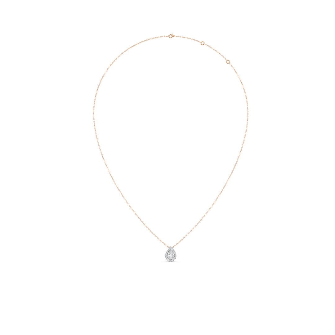 Luna Round Diamond Cluster SliderLadies Pendant