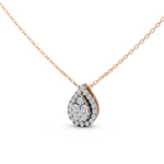 Load image into Gallery viewer, Luna Round Diamond Cluster SliderLadies Pendant

