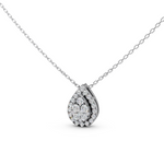 Load image into Gallery viewer, Luna Round Diamond Cluster SliderLadies Pendant
