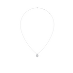 Load image into Gallery viewer, Luna Round Diamond Cluster SliderLadies Pendant
