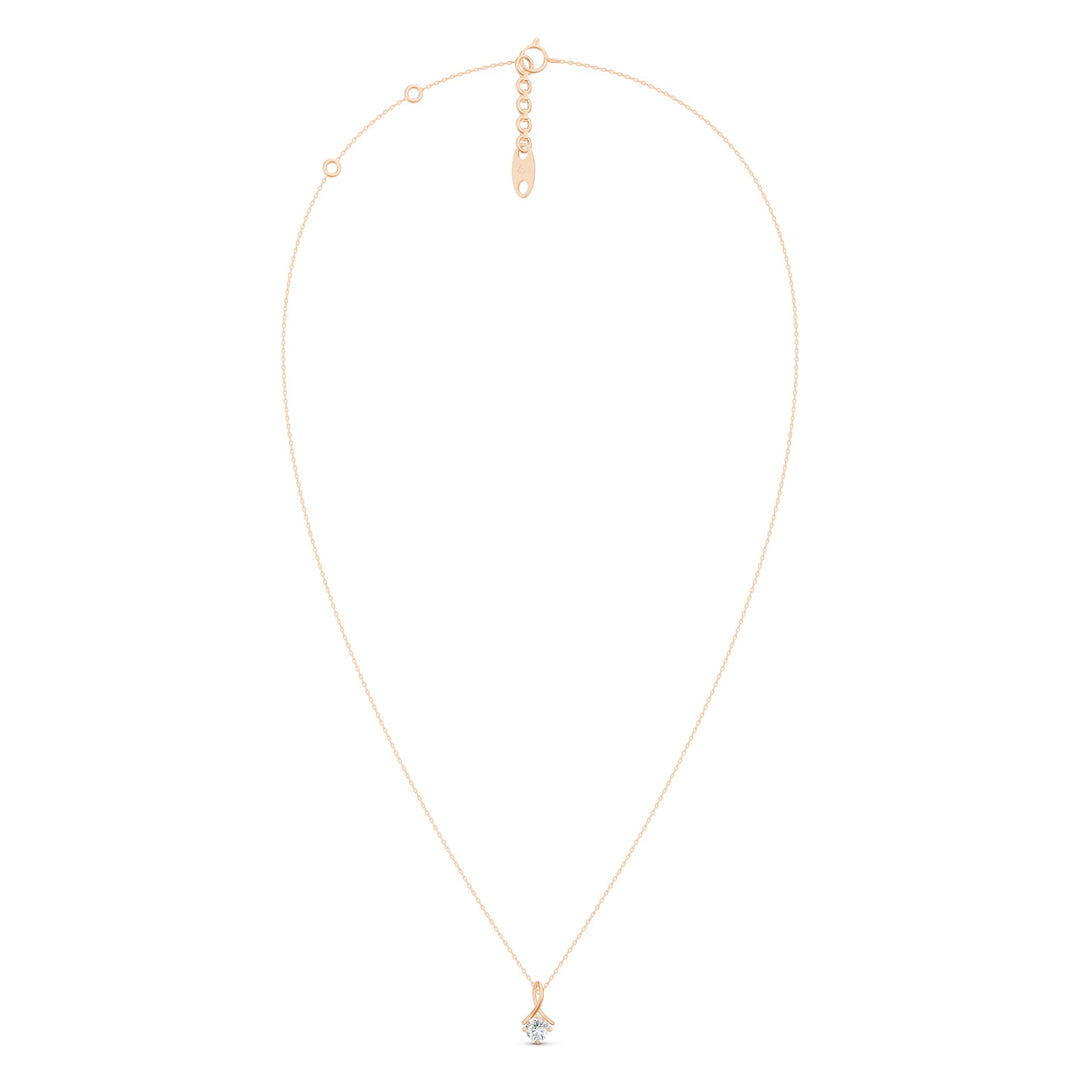 Velix Round Solitaire Ladies Pendant