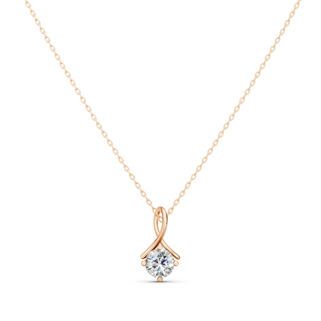 Velix Round Solitaire Ladies Pendant
